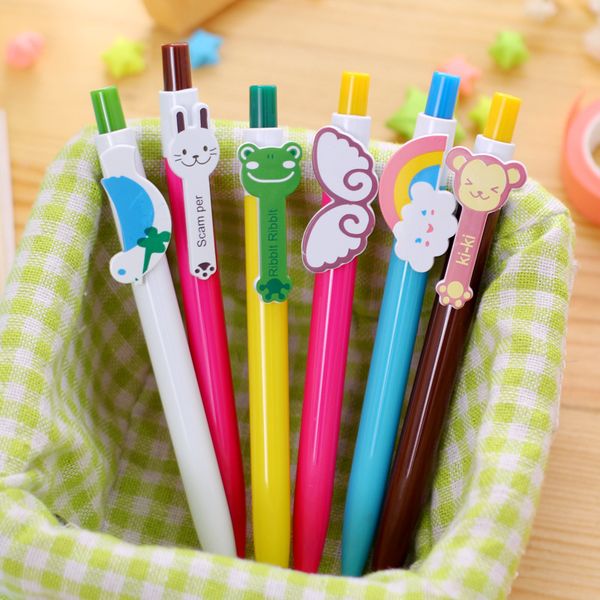 kawaii cartoon rainbow gel ink pen plastic 0.5mm ballpoint pens animals retractable ball pen kids korean stationery 3pcs
kawaii cartoon rainbow gel ink pen plastic 0.5mm ballpoint pens animals retractable ball pen kids korean stationery 3pcs