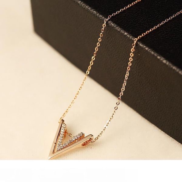famous brand women accessories metal ziron v letter pendant charm necklace fashion socialite chain jewelry gifts, Silver
famous brand women accessories metal ziron v letter pendant charm necklace fashion socialite chain jewelry gifts, Silver