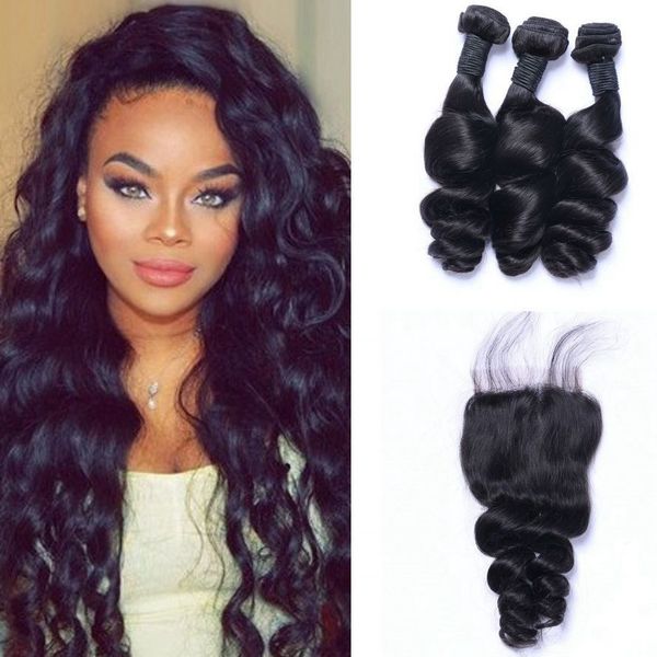 malaysian virgin human hair bundles with closure loose wave hair extensions with 4x4 lace closure natural color, Black;brown
malaysian virgin human hair bundles with closure loose wave hair extensions with 4x4 lace closure natural color, Black;brown