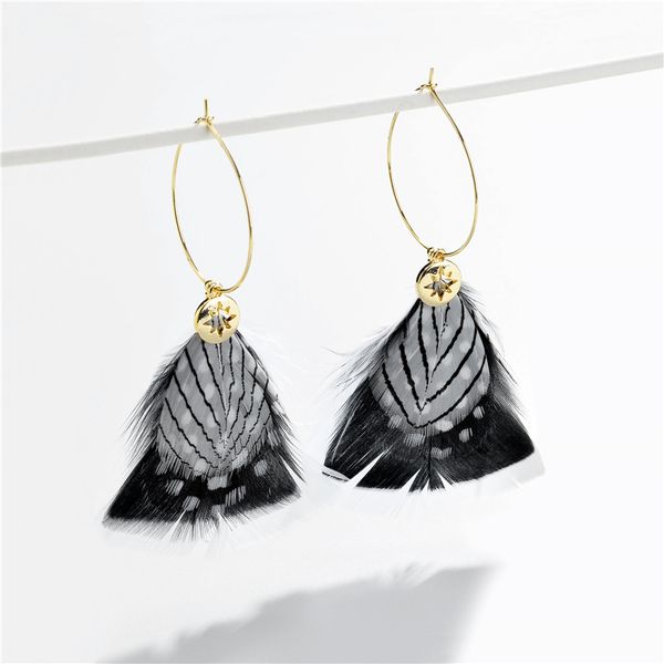 zwpon fashion rainbow multilayer feather drop earrings gradient feather geometric fan-shape earrings for woman jewelry, Silver
zwpon fashion rainbow multilayer feather drop earrings gradient feather geometric fan-shape earrings for woman jewelry, Silver