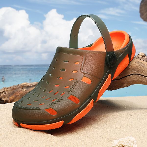 jelly beach sandals men casual shoes beach slippers male light weight summer eva garden shoes breathable hole mens sandals flip-flops, Black
jelly beach sandals men casual shoes beach slippers male light weight summer eva garden shoes breathable hole mens sandals flip-flops, Black