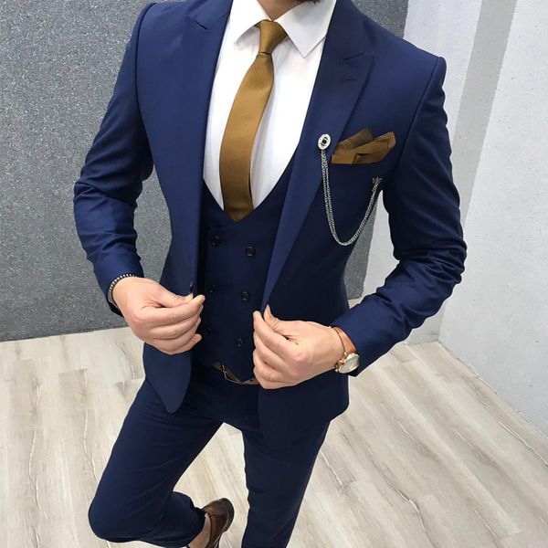 navy blue groom wedding tuxedos slim fit 3 pieces notched lapel mens pants suits designer jackets, Black;gray
navy blue groom wedding tuxedos slim fit 3 pieces notched lapel mens pants suits designer jackets, Black;gray