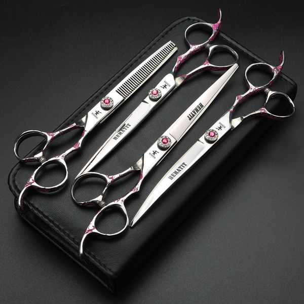 xuanfeng 7 inch dog grooming scissors professional pet scissors silver 4 piece set barber tools haircut cat shear
xuanfeng 7 inch dog grooming scissors professional pet scissors silver 4 piece set barber tools haircut cat shear