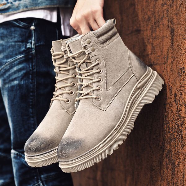 men desert tactical boots mens working safty shoes army combat boots militares tacticos zapatos men shoes feamle, Black
men desert tactical boots mens working safty shoes army combat boots militares tacticos zapatos men shoes feamle, Black