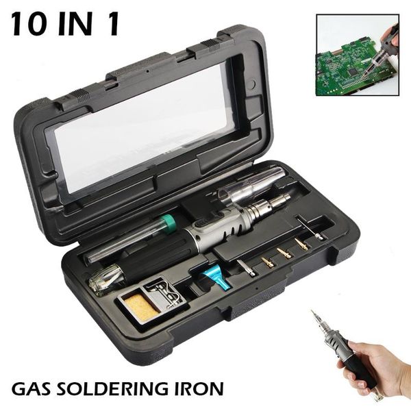 butane soldering iron 10 in 1 professional gas soldering iron self-igniting torch kit adjustable flame household hand tools
butane soldering iron 10 in 1 professional gas soldering iron self-igniting torch kit adjustable flame household hand tools