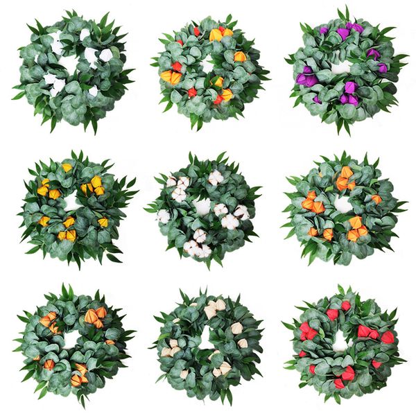 39cm silk garland green leaf artificial flower eucalyptus vine wicker rattan lantern fruit for wedding decoration wreath flowers
39cm silk garland green leaf artificial flower eucalyptus vine wicker rattan lantern fruit for wedding decoration wreath flowers