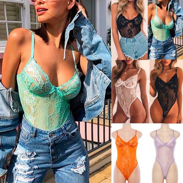 new women hollow out jumpsuit sleeveless v neck lace slim fit leotard rompers for summer tc21, Black;white
new women hollow out jumpsuit sleeveless v neck lace slim fit leotard rompers for summer tc21, Black;white