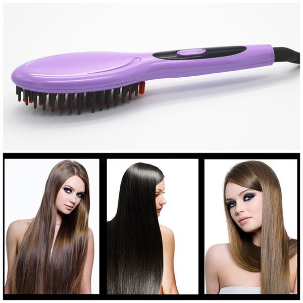 cepillo hair brush fast hair straightener comb electric brush comb irons cepillo auto straight comb brush, Black
cepillo hair brush fast hair straightener comb electric brush comb irons cepillo auto straight comb brush, Black