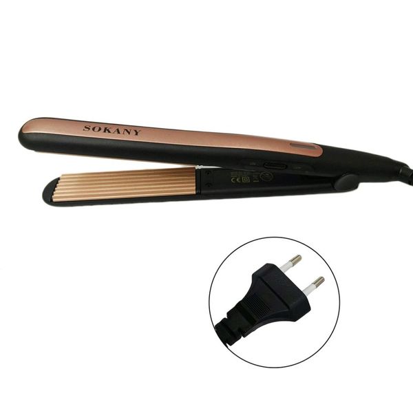professional corn plate plywood electric hair curling irons hair salon rapid heating iron styling tool dry wet dual use, Black
professional corn plate plywood electric hair curling irons hair salon rapid heating iron styling tool dry wet dual use, Black