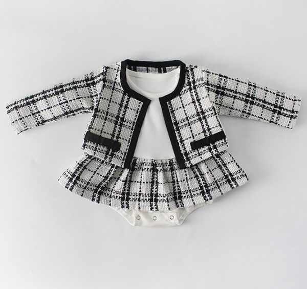baby girl clothes plaid infant jumpsuit baby girls romper with coat designer toddler overalls boutique baby clothing dw4898, White
baby girl clothes plaid infant jumpsuit baby girls romper with coat designer toddler overalls boutique baby clothing dw4898, White