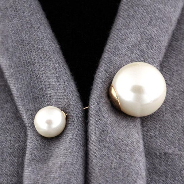 new vintage double imitation pearl brooch for women girls sweater business suit pins big beads bride wedding accessories brooches 10pcs/lot, Gray
new vintage double imitation pearl brooch for women girls sweater business suit pins big beads bride wedding accessories brooches 10pcs/lot, Gray