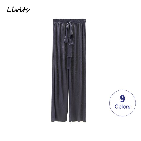 women's long pants ice silk twill elastic full length trousers high waist wide leg loose streetwear casual for female, Black;white
women's long pants ice silk twill elastic full length trousers high waist wide leg loose streetwear casual for female, Black;white