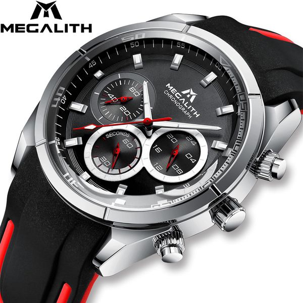 megalith man watch 2019 wristwatch sport watch silicon clock for male chronograph waterproof relojes para hombre black gift, Slivery;brown
megalith man watch 2019 wristwatch sport watch silicon clock for male chronograph waterproof relojes para hombre black gift, Slivery;brown