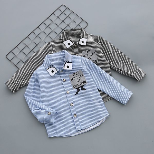 2 colors new autumn long sleeve striped shirts for baby boys kids shirts cotton soft casual blouse, White;black
2 colors new autumn long sleeve striped shirts for baby boys kids shirts cotton soft casual blouse, White;black