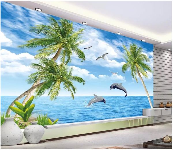 custom 3d silk p wallpaper mural beautiful dolphin bay lovers symbol love living room bedroom tv sofa wall decoration
custom 3d silk p wallpaper mural beautiful dolphin bay lovers symbol love living room bedroom tv sofa wall decoration