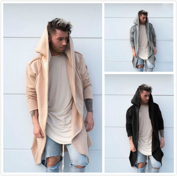2019 stylish hooded jacket men long cloak cardigan coats loose fashion autumn outwear streetwear men overcoat jaqueta masculino, Black;brown
2019 stylish hooded jacket men long cloak cardigan coats loose fashion autumn outwear streetwear men overcoat jaqueta masculino, Black;brown