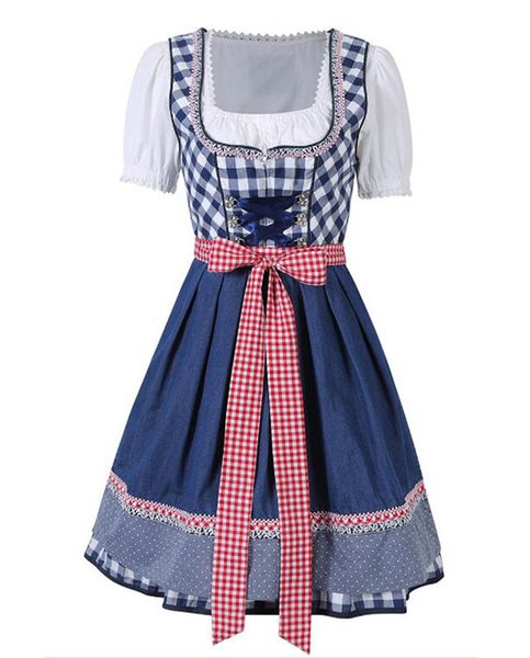 women oktoberfest costume octoberfest bavarian dirndl maid peasant skirt dress party female oktoberfest dress, Silver
women oktoberfest costume octoberfest bavarian dirndl maid peasant skirt dress party female oktoberfest dress, Silver