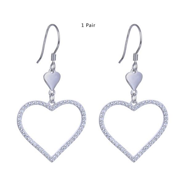 dnfar001977 стерлингового щепка мода ювелирные изделия цирконий серебряные серьги стержня для женщин, Silver
dnfar001977 стерлингового щепка мода ювелирные изделия цирконий серебряные серьги стержня для женщин, Silver