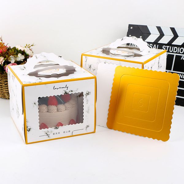 gift wrap 4pcs 4inch marble pattern portable cake boxes diy baking dessert pastry packaging cases
gift wrap 4pcs 4inch marble pattern portable cake boxes diy baking dessert pastry packaging cases