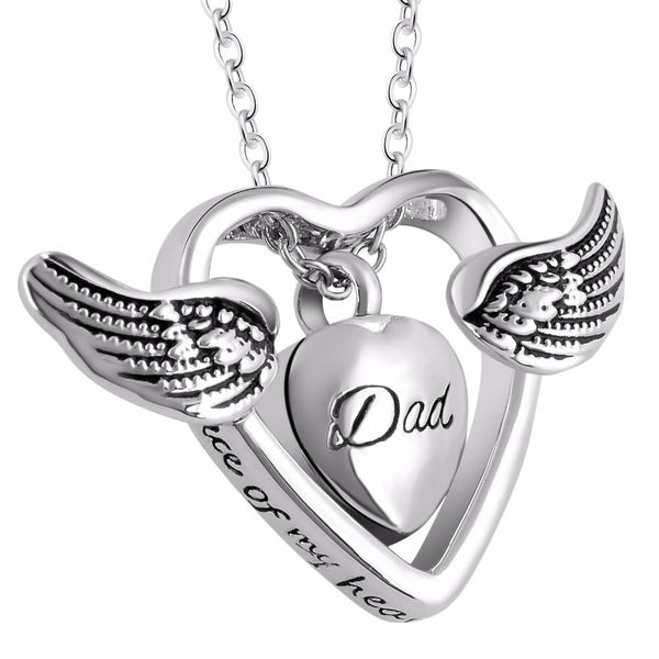 a piece of my heart lives in heaven locket heart cremation memorial ashes urn fashion necklace jewelry keepsake pendant, Silver
a piece of my heart lives in heaven locket heart cremation memorial ashes urn fashion necklace jewelry keepsake pendant, Silver