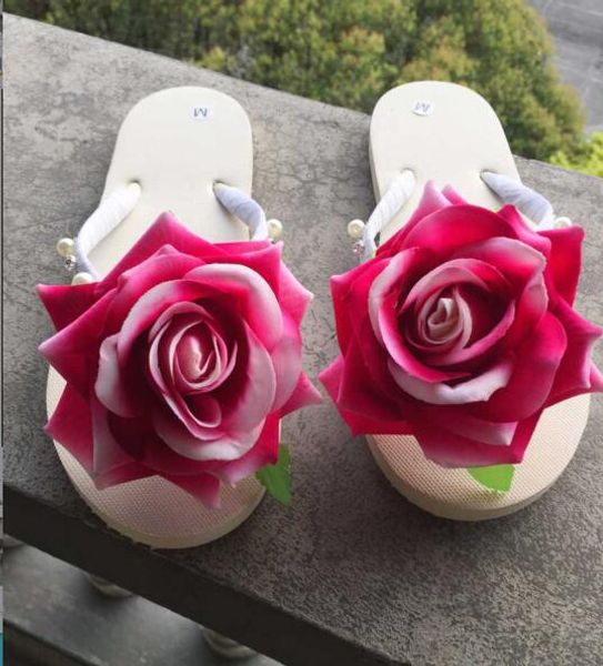 hahaflower summer style red flocking big roses handmade flowers flats shoes antiskid female beach slippers, Black
hahaflower summer style red flocking big roses handmade flowers flats shoes antiskid female beach slippers, Black