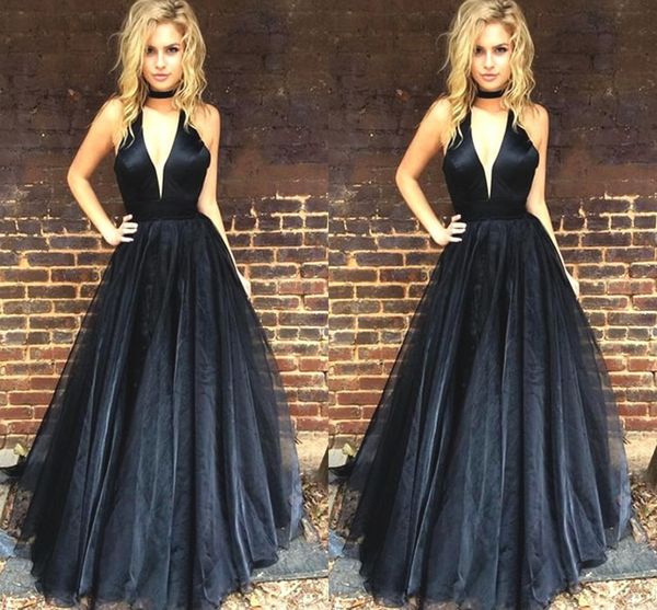 2019 high neck black evening dresses v-neck empire waist organza open back prom dress formal gowns special occasion dress plus size, Black;red
2019 high neck black evening dresses v-neck empire waist organza open back prom dress formal gowns special occasion dress plus size, Black;red