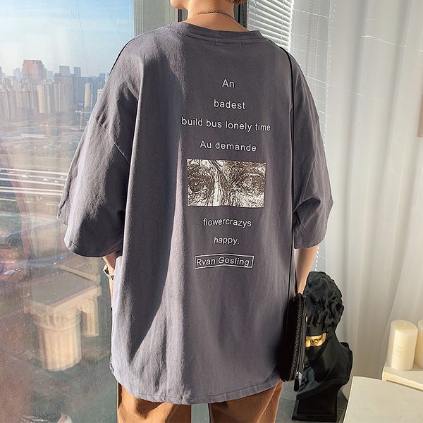 2020 summer new youth popular loose printing five-point sleeves t-shirt fashion casual round neck wild pullover s-5xl, White;black
2020 summer new youth popular loose printing five-point sleeves t-shirt fashion casual round neck wild pullover s-5xl, White;black