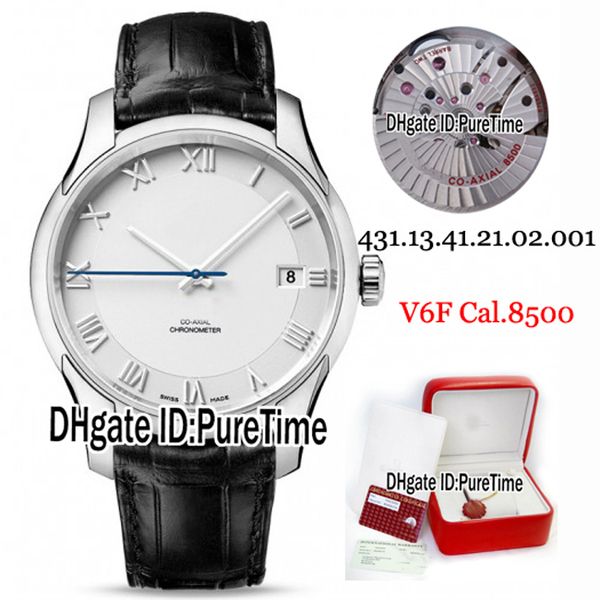 new classico 431.13.41.21.02.001 steel case 41mm silver dial cal.8500 automatic mens watch sapphire black leather watches for puretime k03, Slivery;brown
new classico 431.13.41.21.02.001 steel case 41mm silver dial cal.8500 automatic mens watch sapphire black leather watches for puretime k03, Slivery;brown