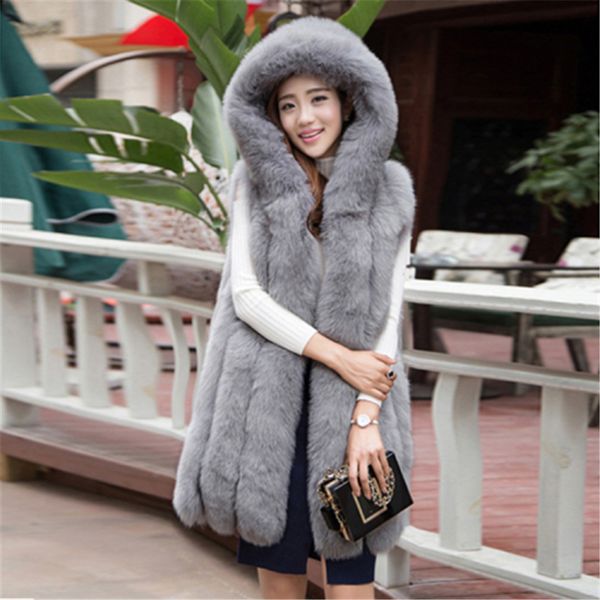 fanieces new design warm faux fur vest coat women vest winter thick hooded pink long outerwear elegant ladies jackets streetwear, Black
fanieces new design warm faux fur vest coat women vest winter thick hooded pink long outerwear elegant ladies jackets streetwear, Black