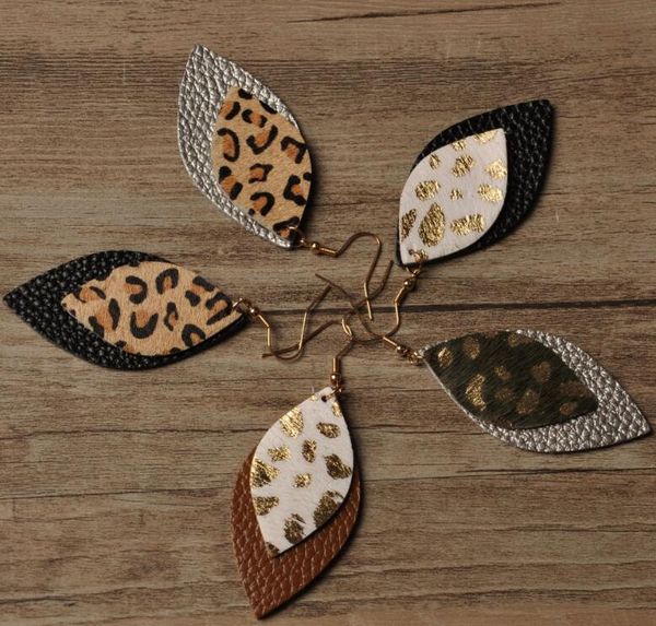 leopard leather earrings new designer real leather earrings european and american leopard double-layer leaves earrings gb1013, Silver
leopard leather earrings new designer real leather earrings european and american leopard double-layer leaves earrings gb1013, Silver