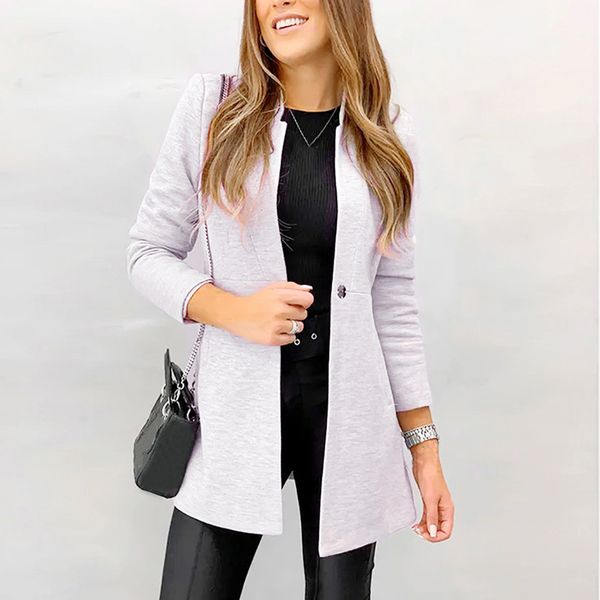 2019 winter elegant women long sleeve style jacket one button woolen coat ladies coat silm fit veste femme overcoat, Black;brown
2019 winter elegant women long sleeve style jacket one button woolen coat ladies coat silm fit veste femme overcoat, Black;brown
