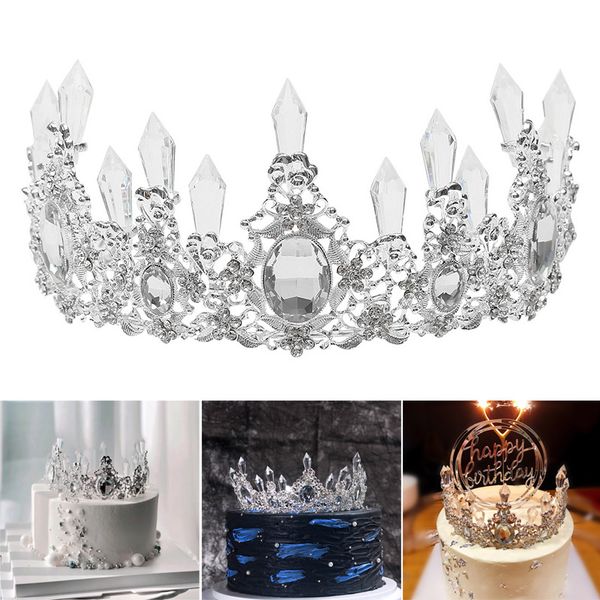 women girls silver alloy rhinestone crown bridal jewelry elegant lovely cake er tiaras wedding party jewelry, Golden;white
women girls silver alloy rhinestone crown bridal jewelry elegant lovely cake er tiaras wedding party jewelry, Golden;white