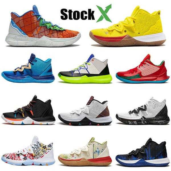 new colour pineapple house sponge bob fashion basketball shoes for youth boys kyrie 5 luxuery designer sneakers mens 7-12, White;red
new colour pineapple house sponge bob fashion basketball shoes for youth boys kyrie 5 luxuery designer sneakers mens 7-12, White;red