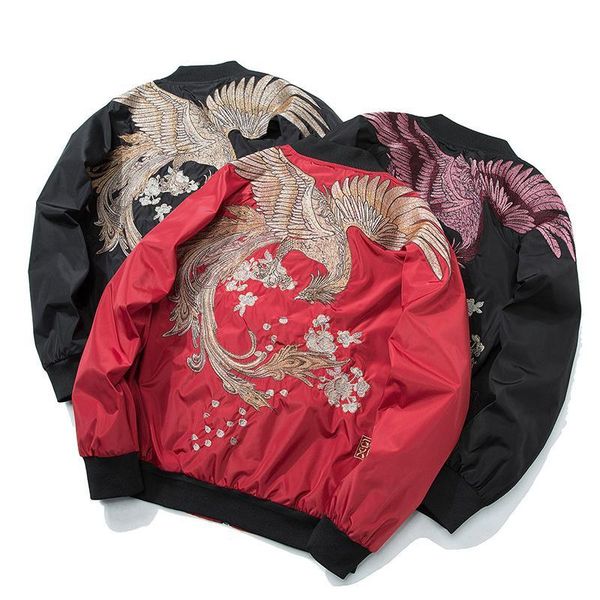 autumn high street phoenix embroidery jacket coat plus size casual outwear hip hop bomber jackets autumn size xs-3xl, Black;brown
autumn high street phoenix embroidery jacket coat plus size casual outwear hip hop bomber jackets autumn size xs-3xl, Black;brown