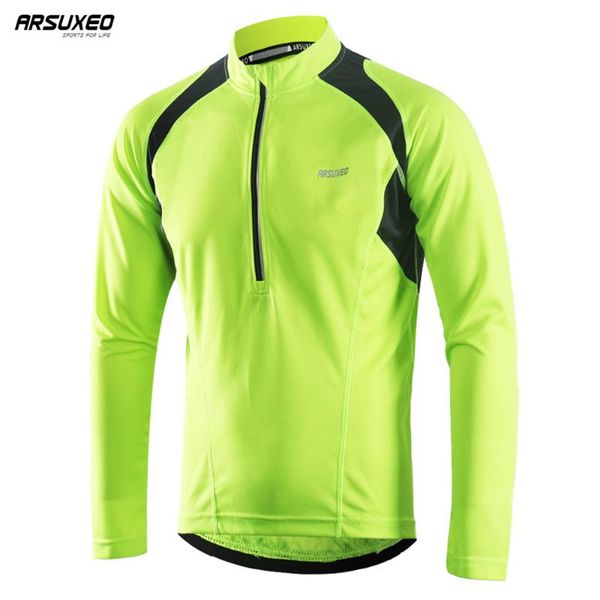 arsuxeo men's half zipper cycling jerseys bicycle bike shirt long sleeves mtb mountain bike jerseys clothing wear 6031, Black;red
arsuxeo men's half zipper cycling jerseys bicycle bike shirt long sleeves mtb mountain bike jerseys clothing wear 6031, Black;red