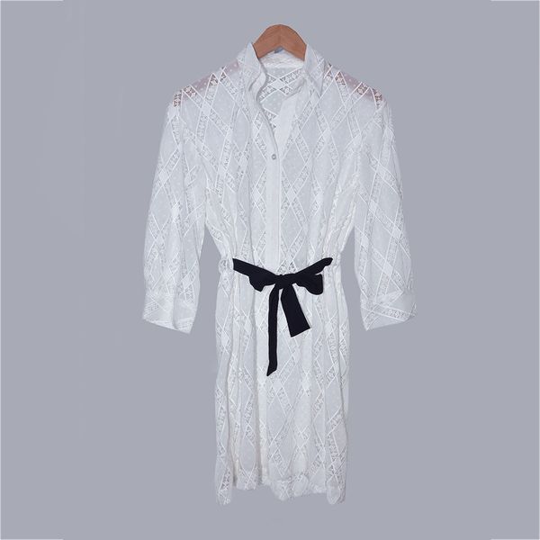 2019 spring summer striped print 4/5 sleeve turn-down collar cotton belted knee-length dresses women dress fashion a2208, Black;gray
2019 spring summer striped print 4/5 sleeve turn-down collar cotton belted knee-length dresses women dress fashion a2208, Black;gray
