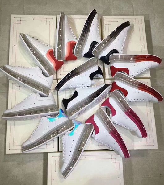 leather sneakers designer luxury mens casual shoes clear sole trainers red yellow pink transparent crystal bottom flats men women sneakers, Black
leather sneakers designer luxury mens casual shoes clear sole trainers red yellow pink transparent crystal bottom flats men women sneakers, Black
