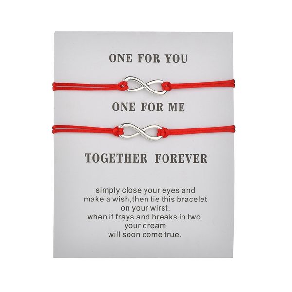terreau кэти 2pcs / set together forever любовь регулируемый браслет для любителей красная нить пара браслеты женщины мужчины желания ювелир, Golden;silver
terreau кэти 2pcs / set together forever любовь регулируемый браслет для любителей красная нить пара браслеты женщины мужчины желания ювелир, Golden;silver