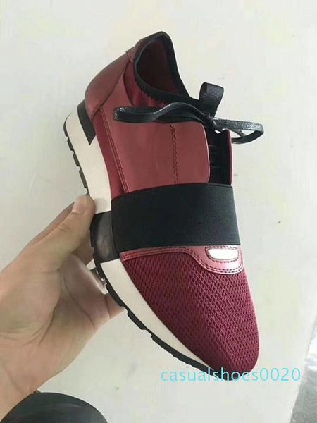 new black leather fabric sneakers designer low women shoes casual kanye west style race runner mesh flats c20
new black leather fabric sneakers designer low women shoes casual kanye west style race runner mesh flats c20