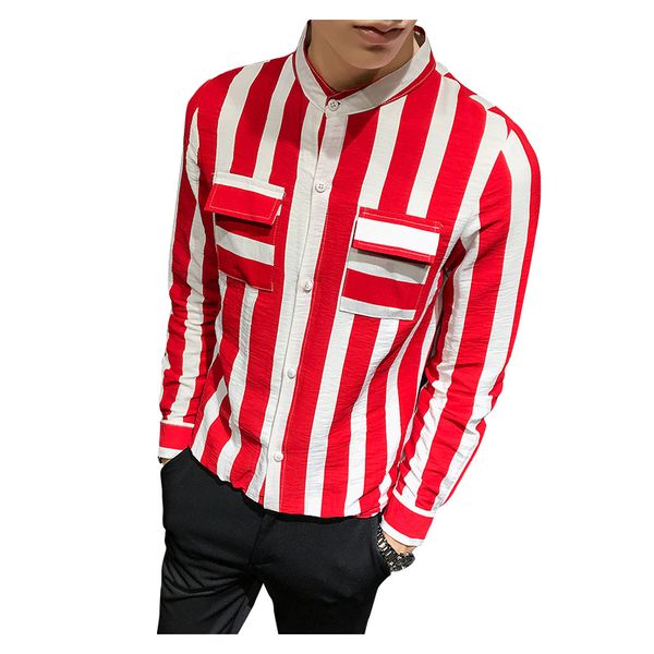 men's casual shirts plus size 5xl men holiday long sleeve vintage shirt double pockets striped single button collar xxxxxl, White;black
men's casual shirts plus size 5xl men holiday long sleeve vintage shirt double pockets striped single button collar xxxxxl, White;black