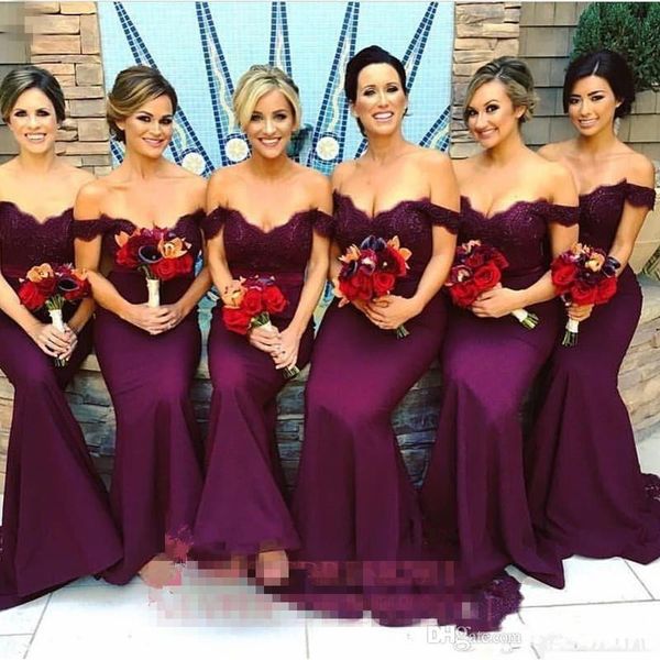 gorgeous arabic lace burgundy bridesmaid dresses 2019 mermaid formal off-shoulder ruffled vintage garden wedding guest maid of honor dresses, Blue;red
gorgeous arabic lace burgundy bridesmaid dresses 2019 mermaid formal off-shoulder ruffled vintage garden wedding guest maid of honor dresses, Blue;red