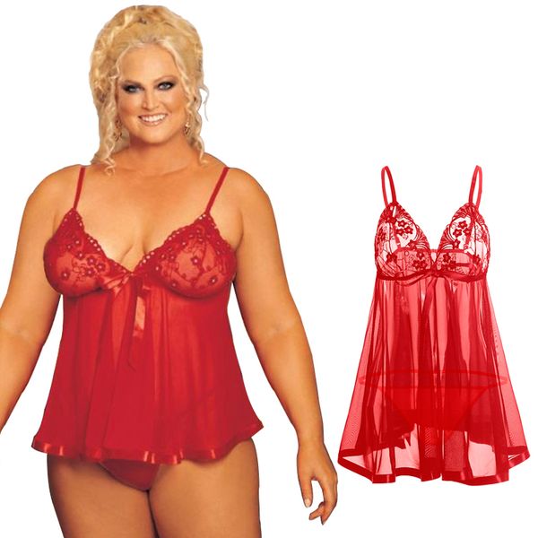 new embroidery sequine plus size lingerie erotic women see through backless underwear sleepwear nightwear lenceria, Black;red
new embroidery sequine plus size lingerie erotic women see through backless underwear sleepwear nightwear lenceria, Black;red