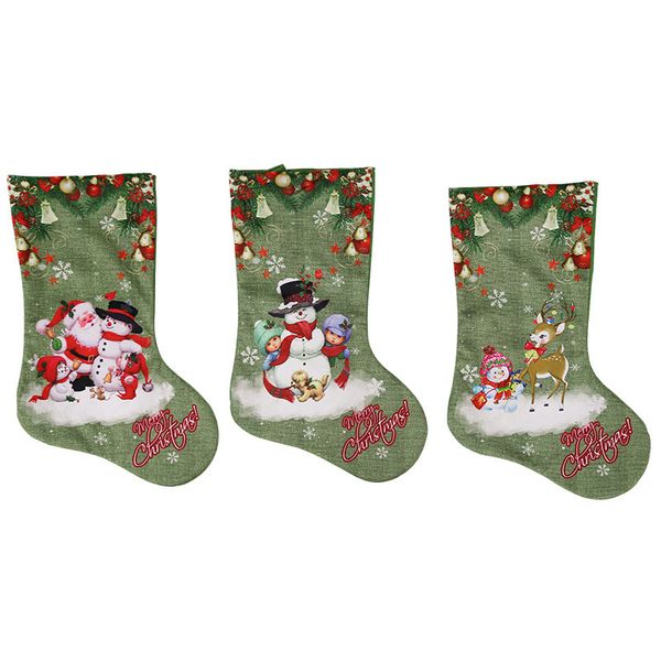 47x22 cm large christmas stockings gifts cloth santa elk socks xmas lovely gift bag for children fireplace tree christmas decoration
47x22 cm large christmas stockings gifts cloth santa elk socks xmas lovely gift bag for children fireplace tree christmas decoration