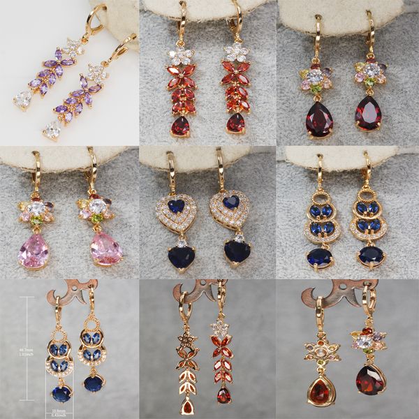 luxury waterdrop earrings for women's earrings gold plate dangle earring with zircon jewelry wedding accessories valentines, Silver
luxury waterdrop earrings for women's earrings gold plate dangle earring with zircon jewelry wedding accessories valentines, Silver