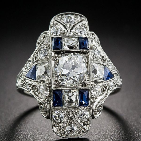 hyperbole luxury court blue/red zircon ring for women ladies charm anniversary wedding rings fashion party banquet jewelry gifts, Golden;silver
hyperbole luxury court blue/red zircon ring for women ladies charm anniversary wedding rings fashion party banquet jewelry gifts, Golden;silver