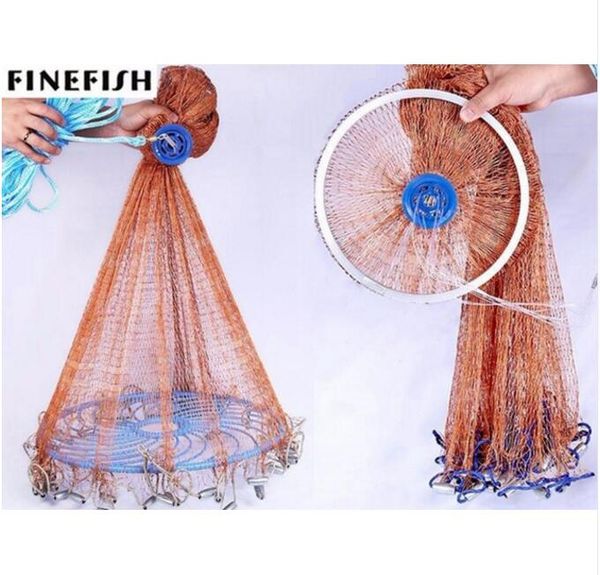 finefish strong brown fishing net outdoor water catch fishing nets usa sport hand cast net samll mesh easy throw network
finefish strong brown fishing net outdoor water catch fishing nets usa sport hand cast net samll mesh easy throw network