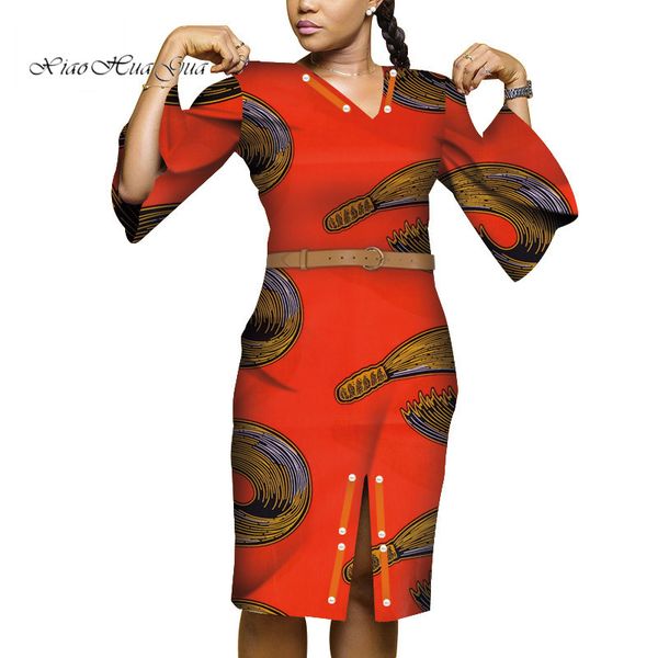 2019 private custom african knee-length dresses for wome bazin riche women bridesmaid dress african clothing plus size wy4469, Red
2019 private custom african knee-length dresses for wome bazin riche women bridesmaid dress african clothing plus size wy4469, Red