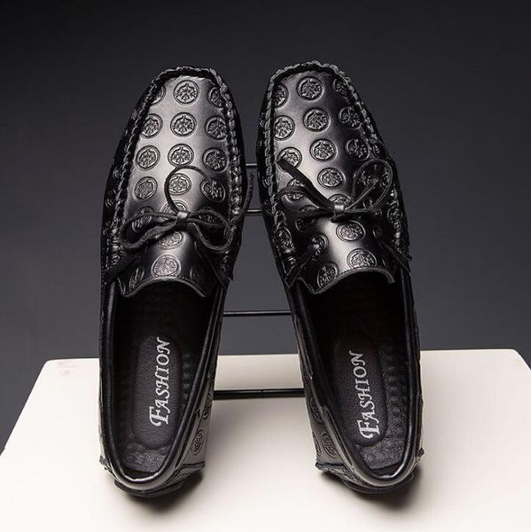 spring summer new men shoes fashion slip on man genuine leather casual shoes man loafers driving shoes