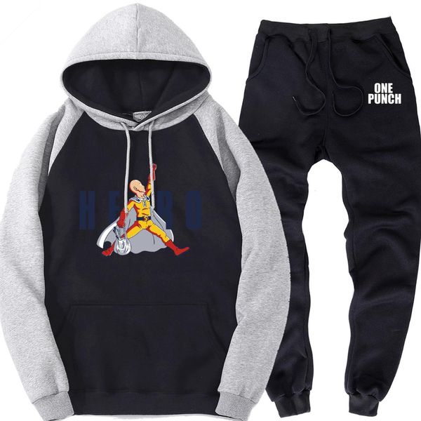 one punch male fleece sweat suits autumn fleece sports pants streetwear hoodies harajuku warm pullover men new arrival trousers, Gray
one punch male fleece sweat suits autumn fleece sports pants streetwear hoodies harajuku warm pullover men new arrival trousers, Gray