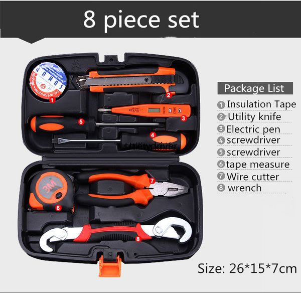 2019 new hand tool set general household repair hand tool kit with plastic toolbox storage case socket wrench screwdriver knife
2019 new hand tool set general household repair hand tool kit with plastic toolbox storage case socket wrench screwdriver knife